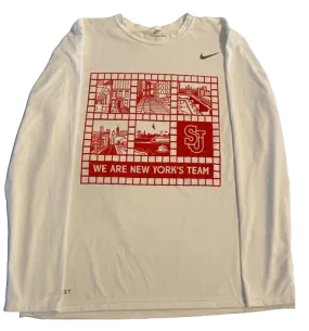 Aaron Wheeler St. John's Basketball Exclusive "WE ARE NEW YORK'S TEAM" Long Sleeve Shirt (Size XL)