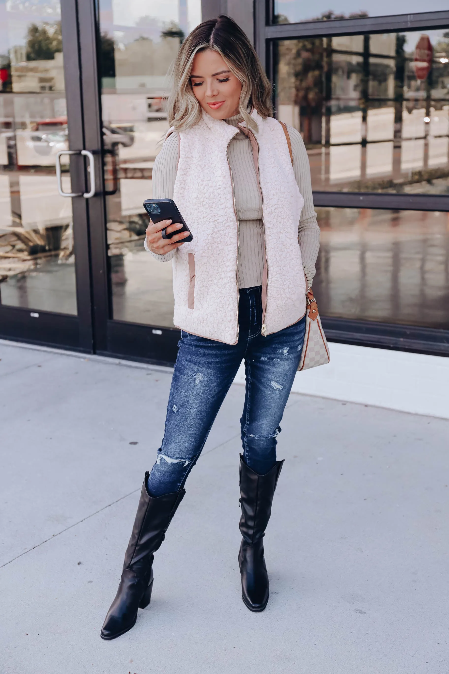 Arctic Quilted Vest - Cocoa