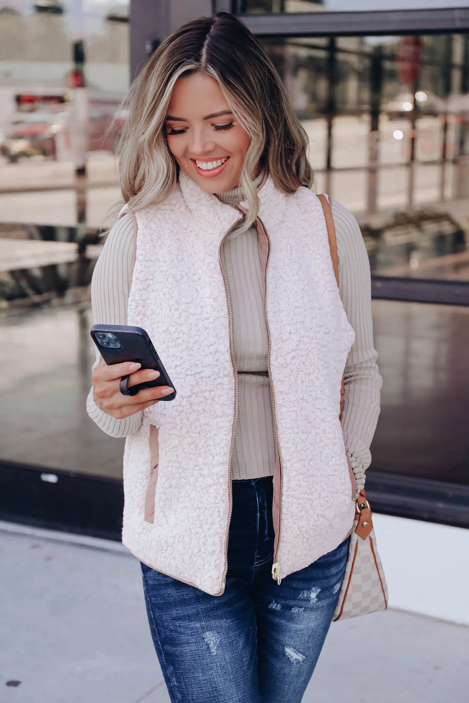 Arctic Quilted Vest - Cocoa