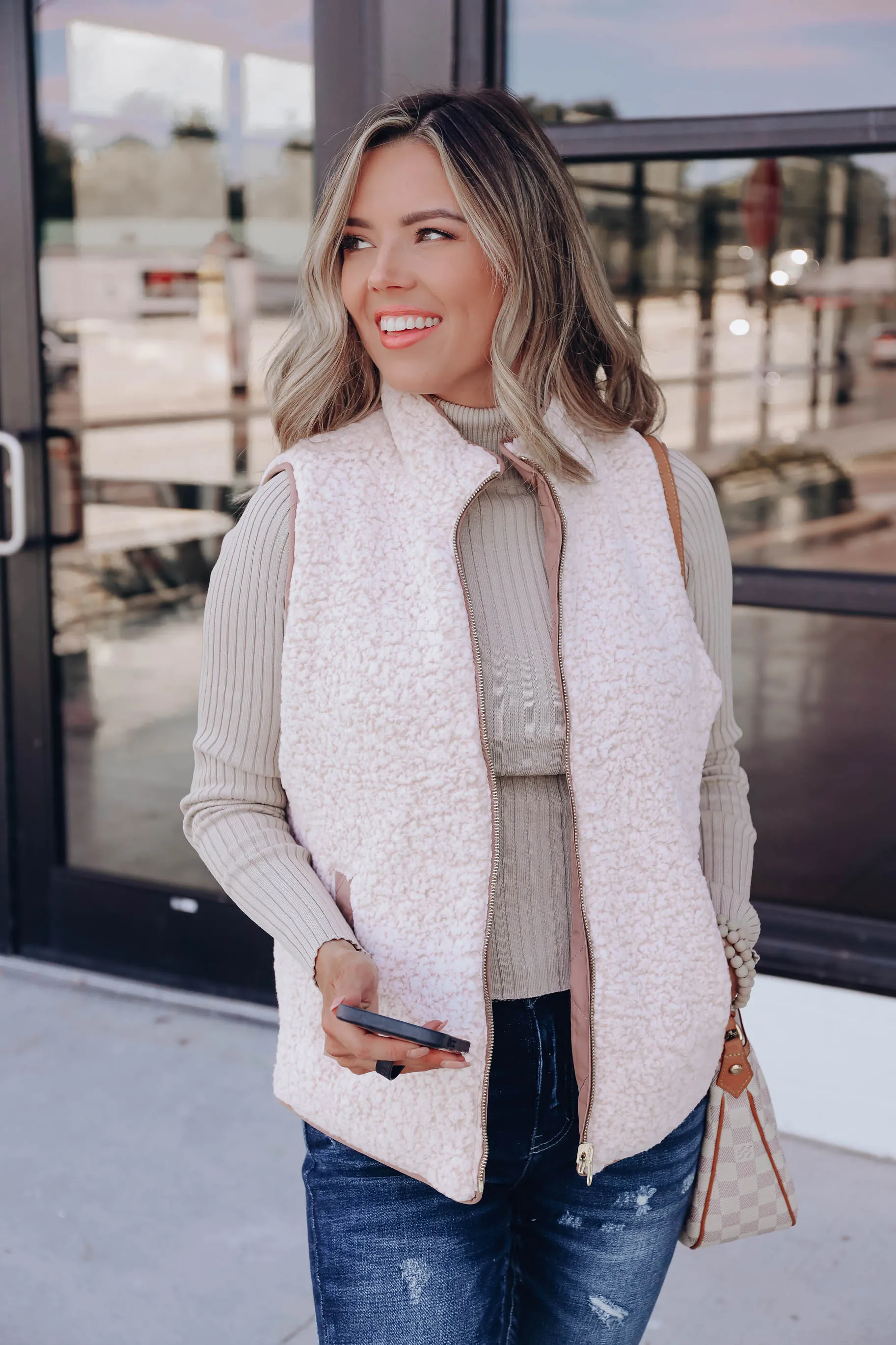 Arctic Quilted Vest - Cocoa