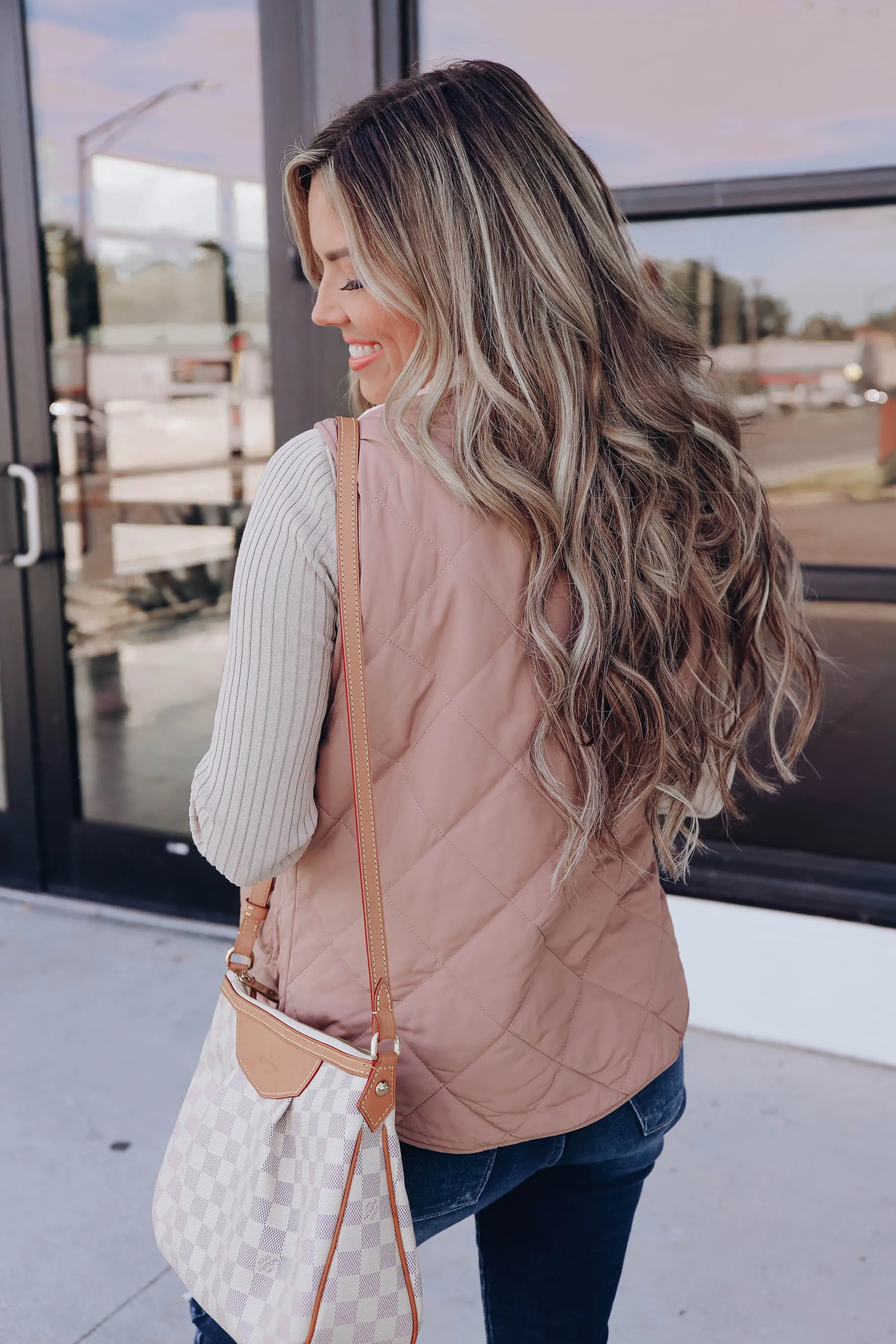 Arctic Quilted Vest - Cocoa