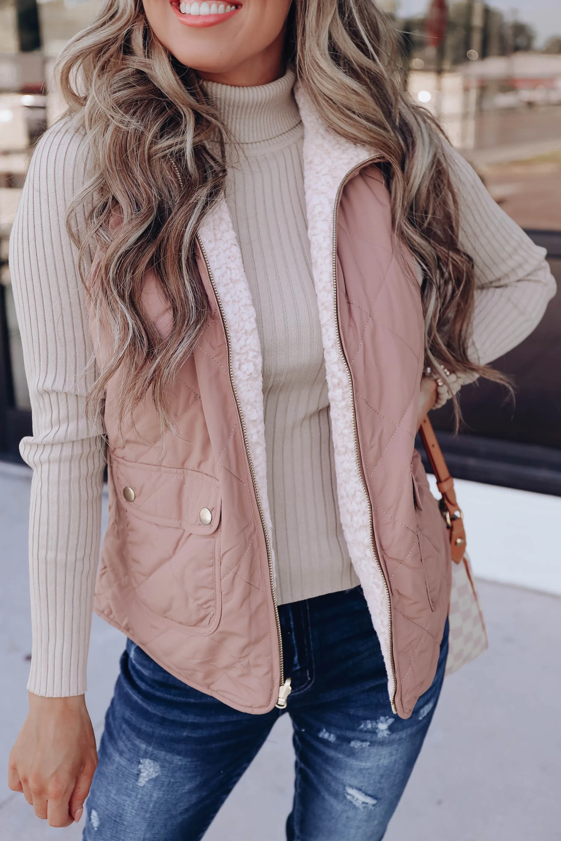 Arctic Quilted Vest - Cocoa