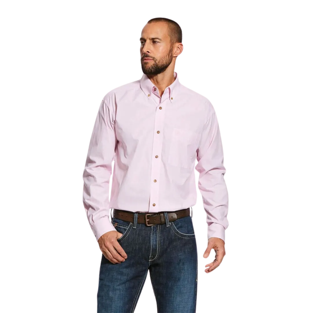 Ariat Pro Series Long Sleeve Moisture-Wicking Mini Stripe Shirt