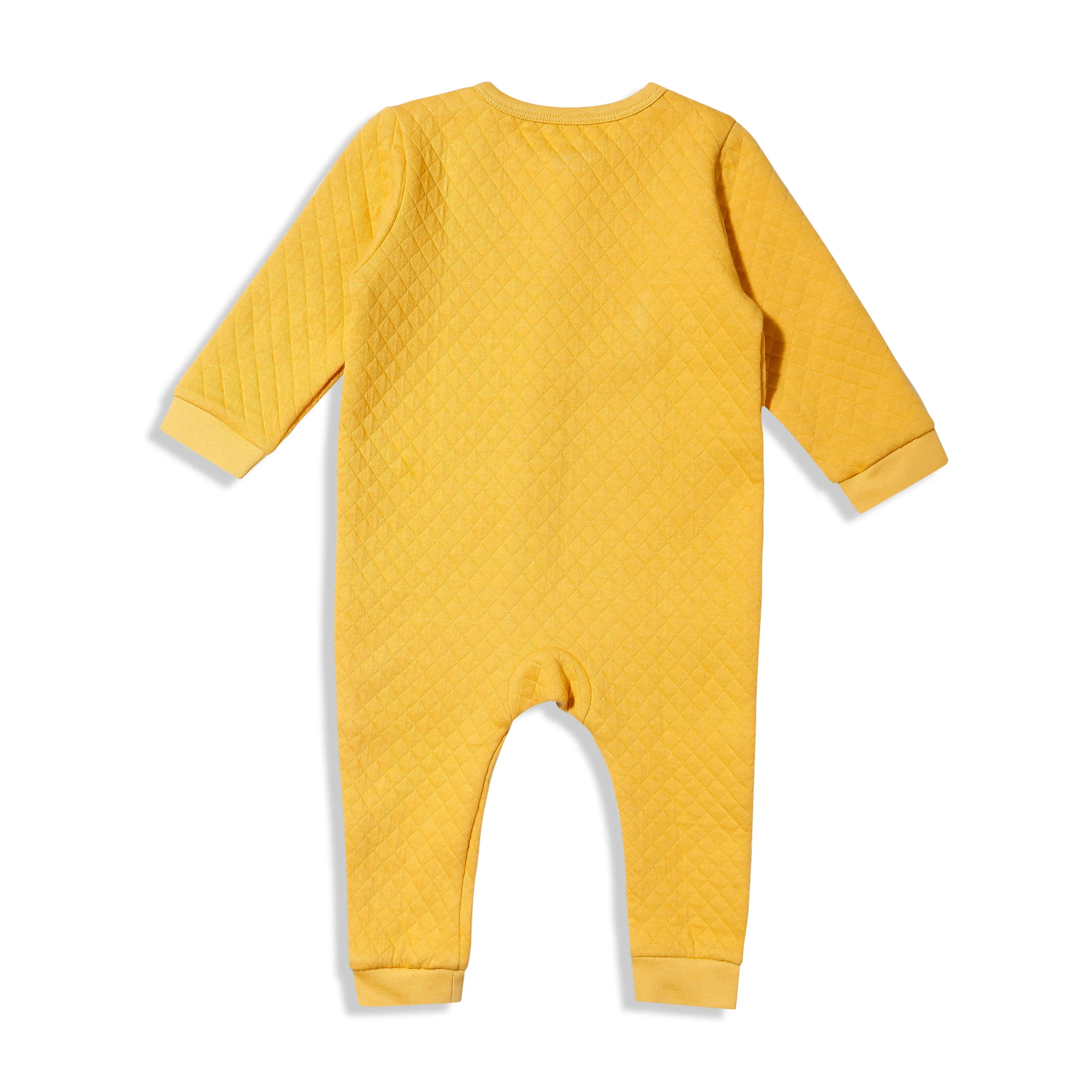 Baby Quilted Romper with Snap Button