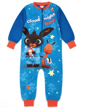 Bing Bunny and Flop "Good Night Bing" Kids Fleece Character Onesie