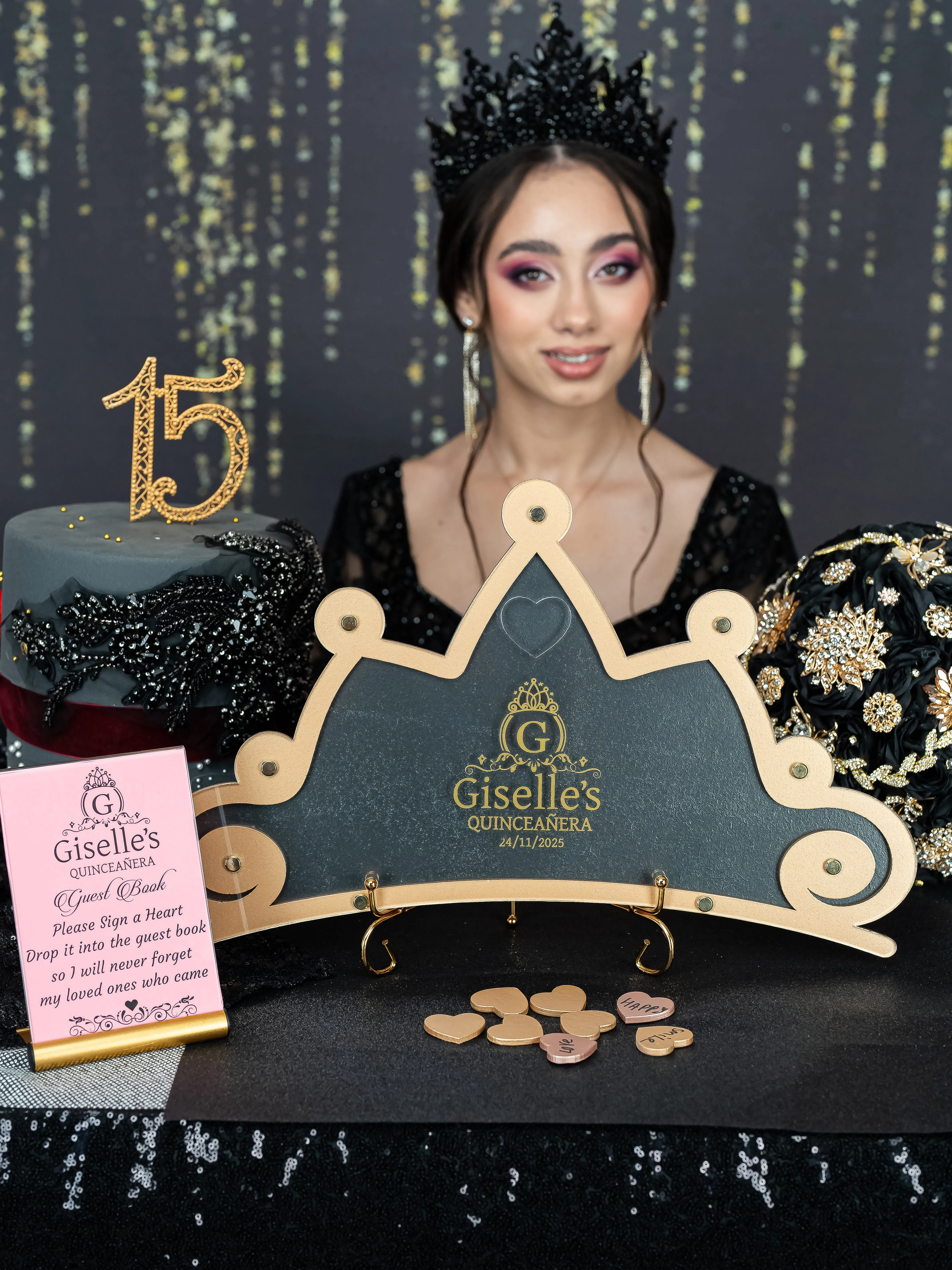 Black Quinceanera Dress Hanger
