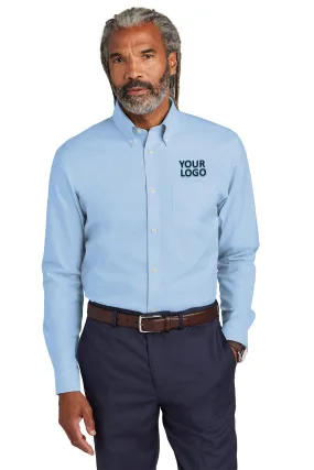 Brooks Brothers Wrinkle-Free Stretch Pinpoint Shirt, Newport Blue