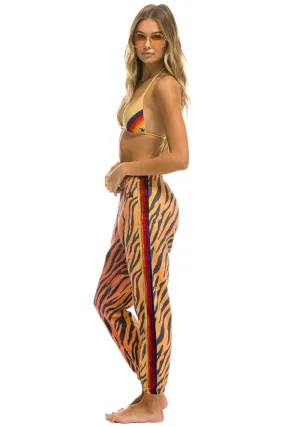 CLASSIC VELVET STRIPE SWEATPANTS - TIGER