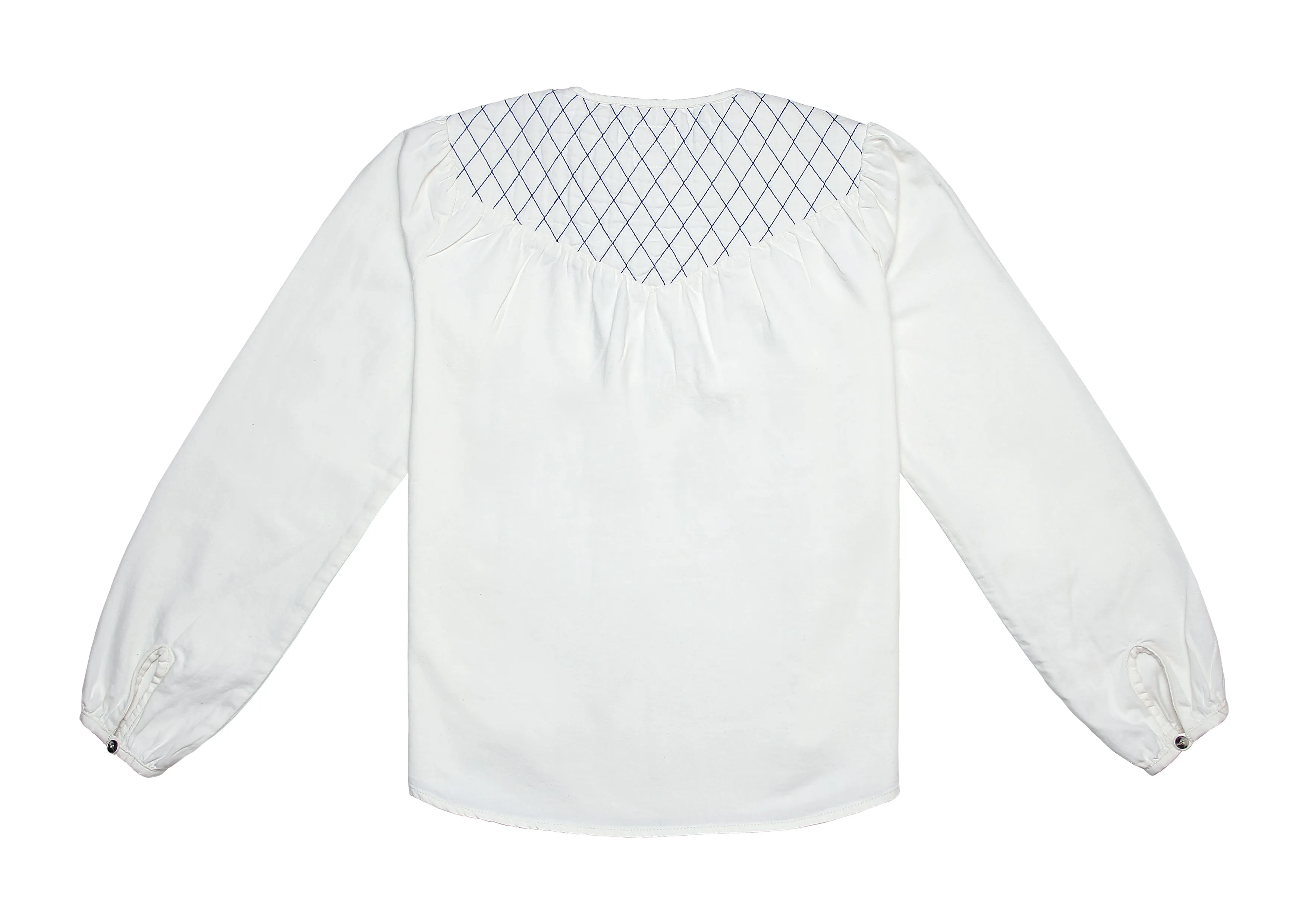 Clio Blouse in Ecru