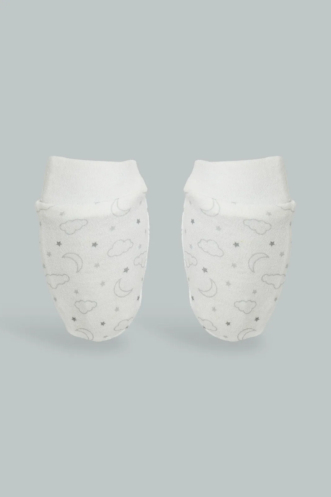 Cream And Grey Quilted Giftset (6-Piece)