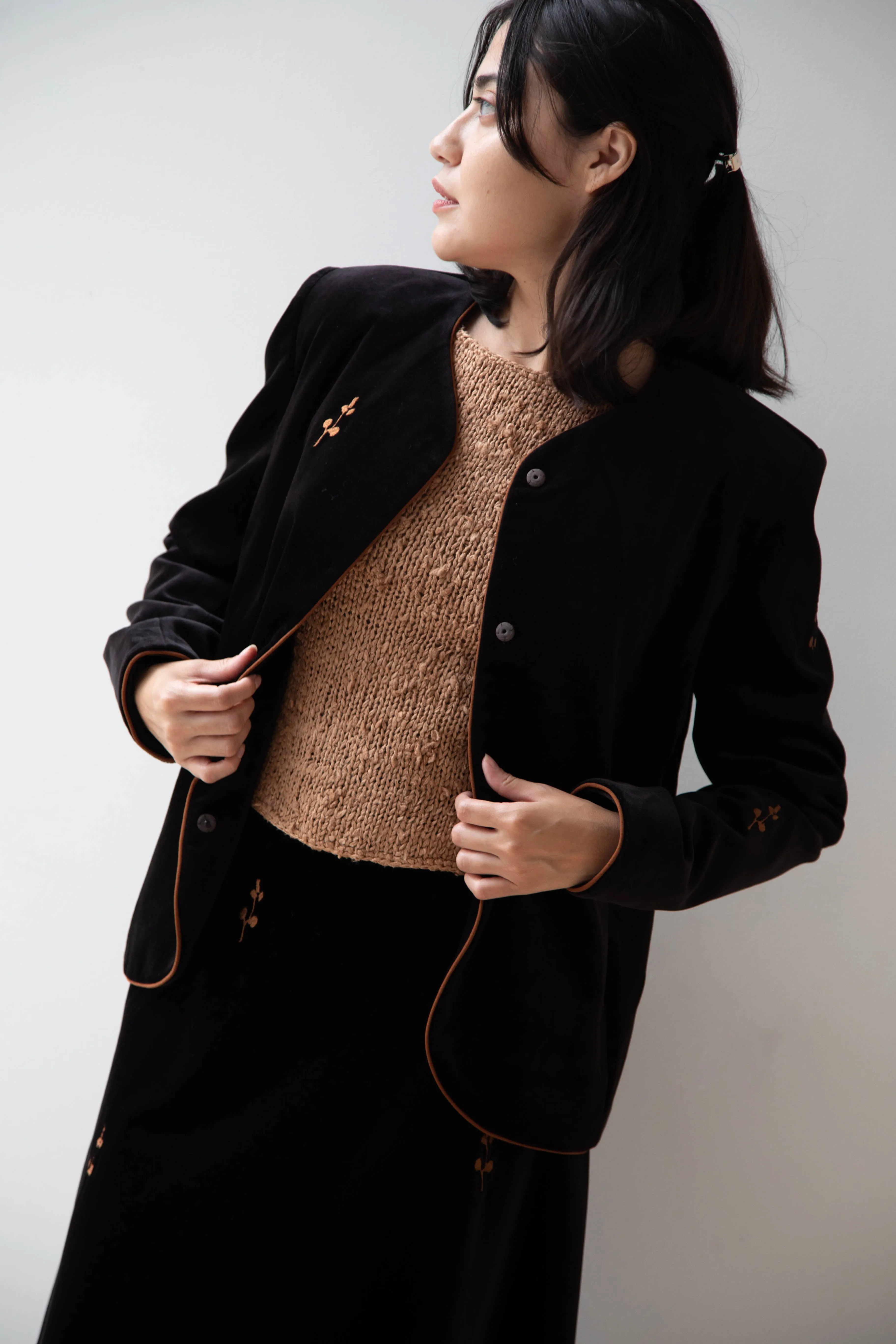 Delegan | Rose Jacket in Black