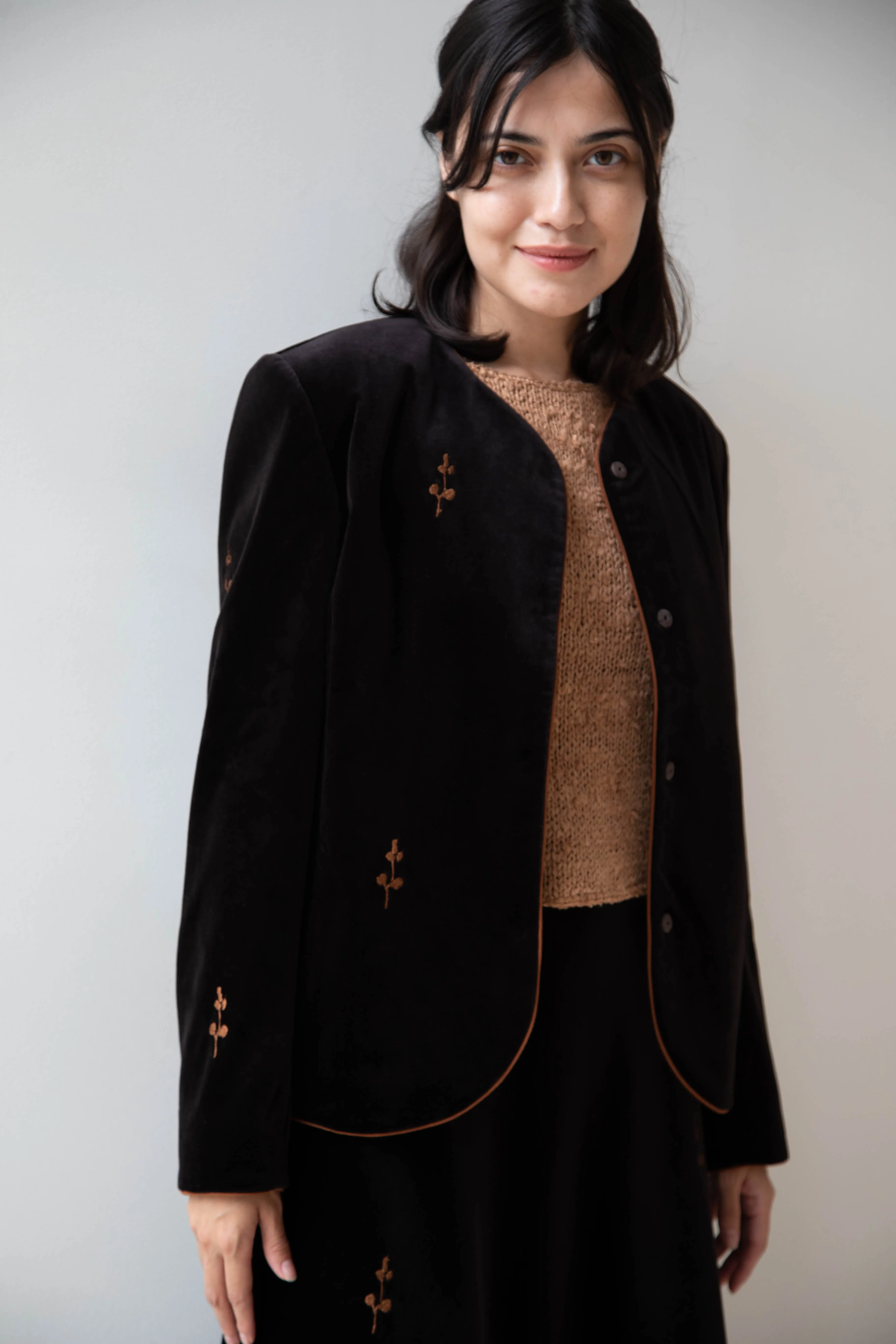 Delegan | Rose Jacket in Black