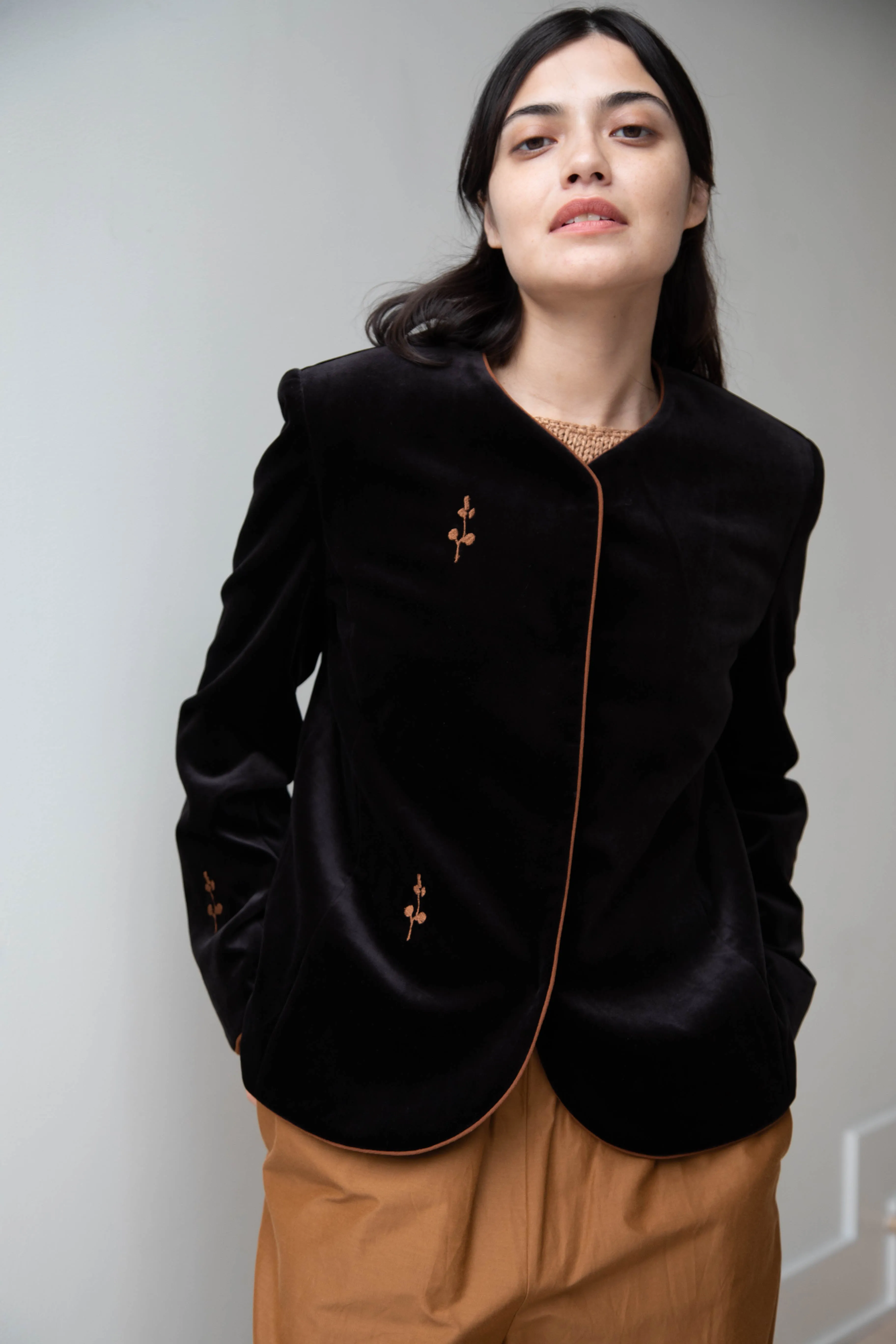 Delegan | Rose Jacket in Black