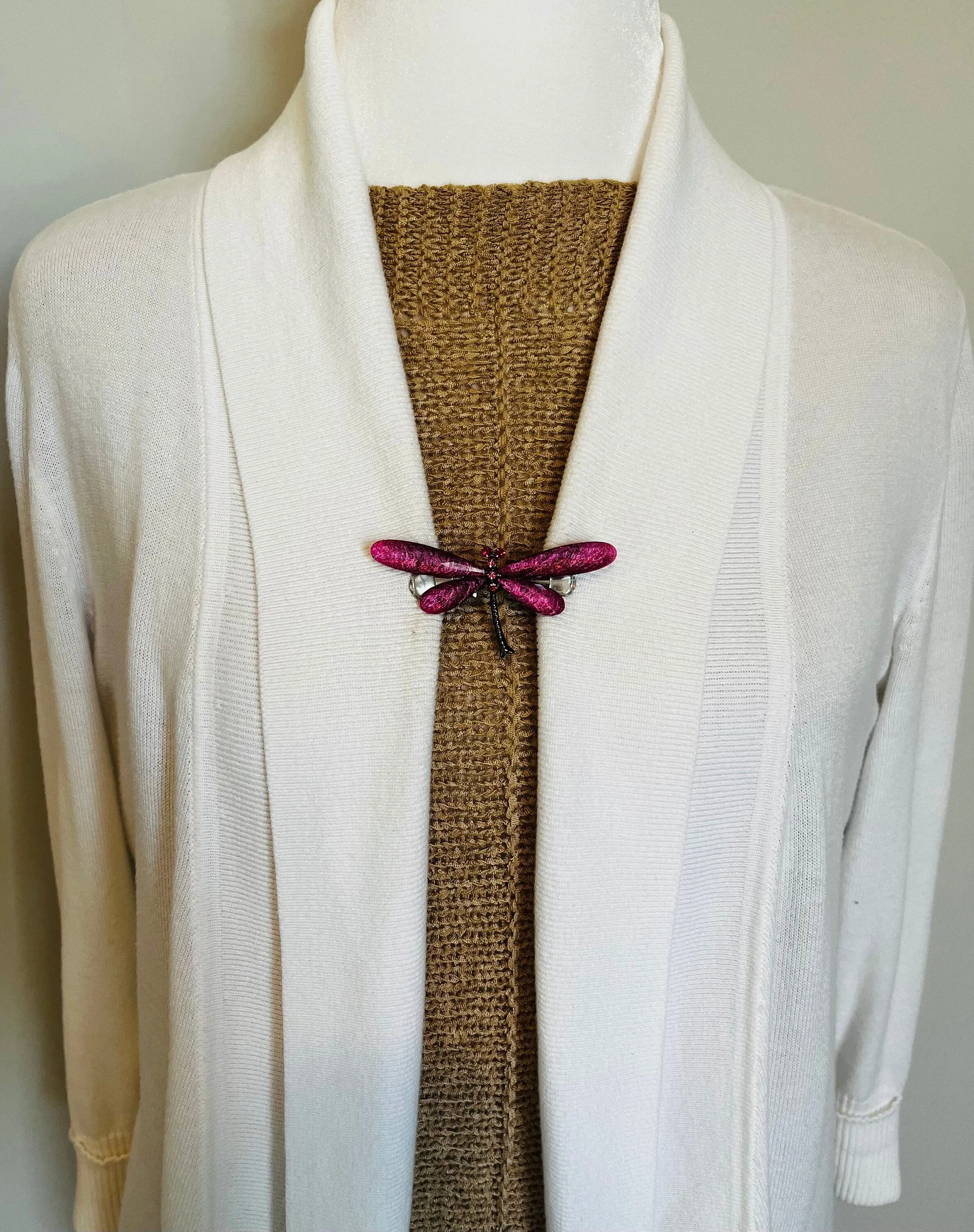Dragonfly Sweater Clip Dragon Fly Clips Cardigan Clasps Sweater Clips for Cardigans Cosplay Clips Cloak Fasteners Jewelry Gifts for Her