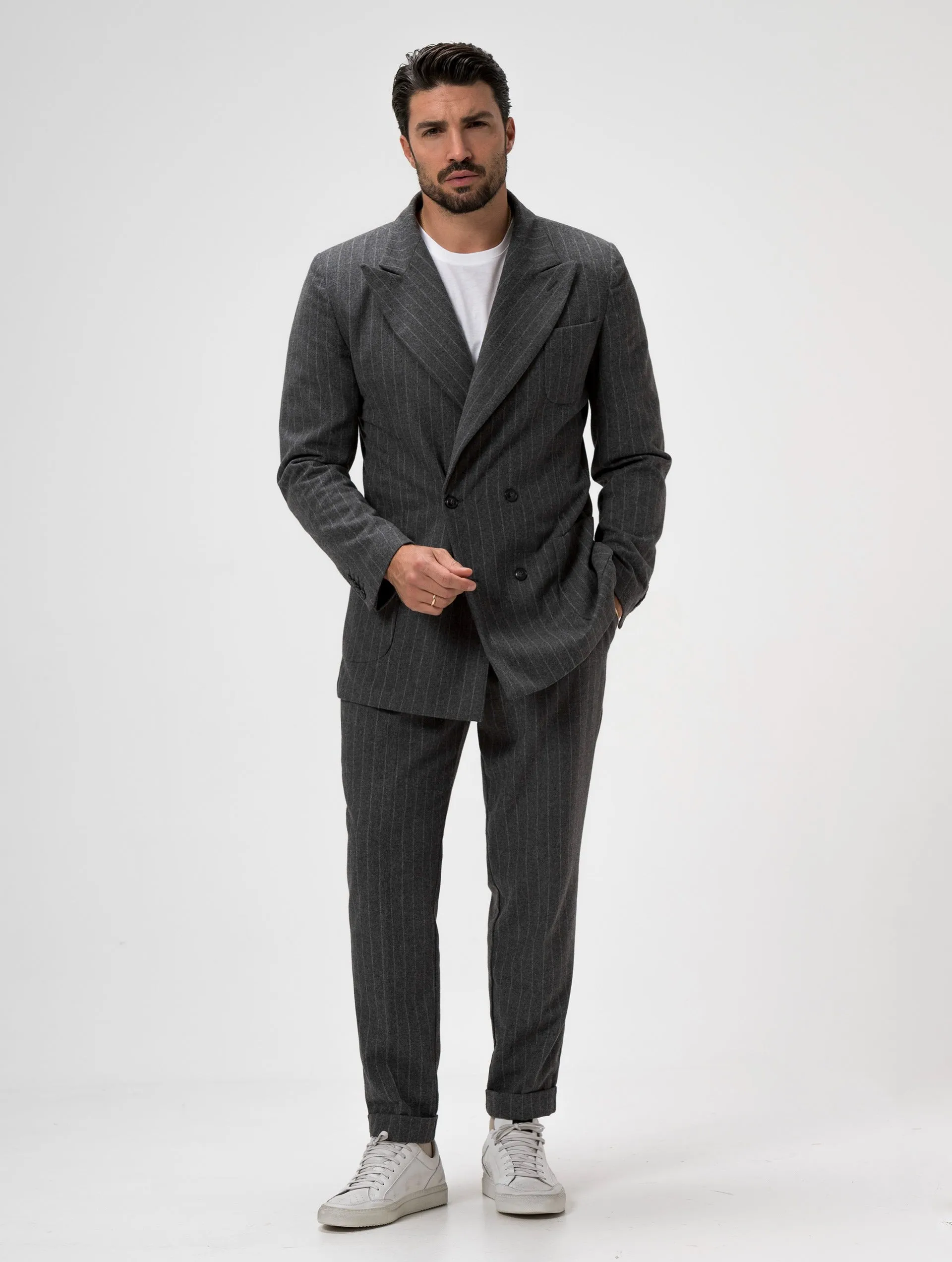 GARY 2.0 FLANNEL SUIT IN GRAY