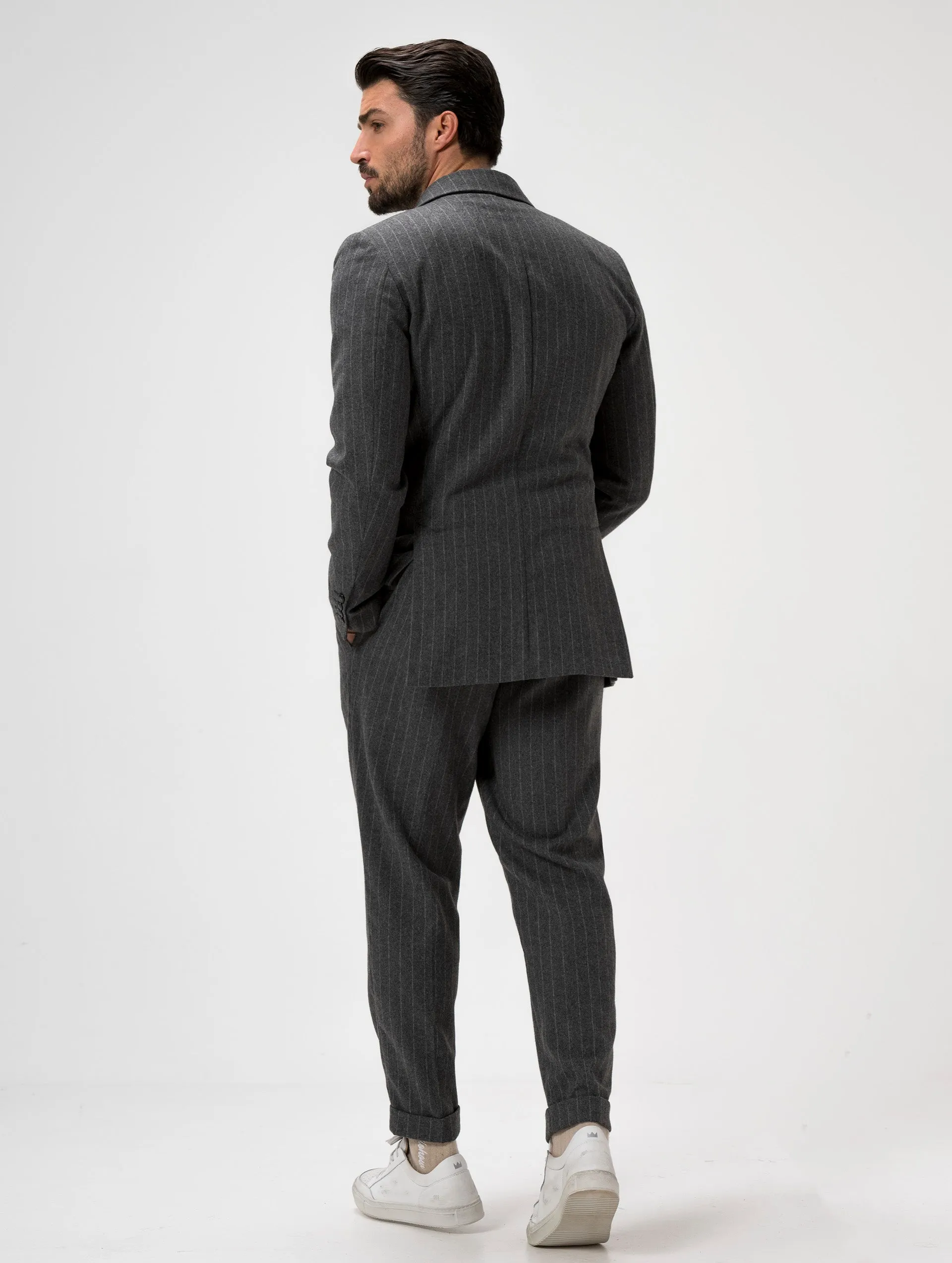 GARY 2.0 FLANNEL SUIT IN GRAY