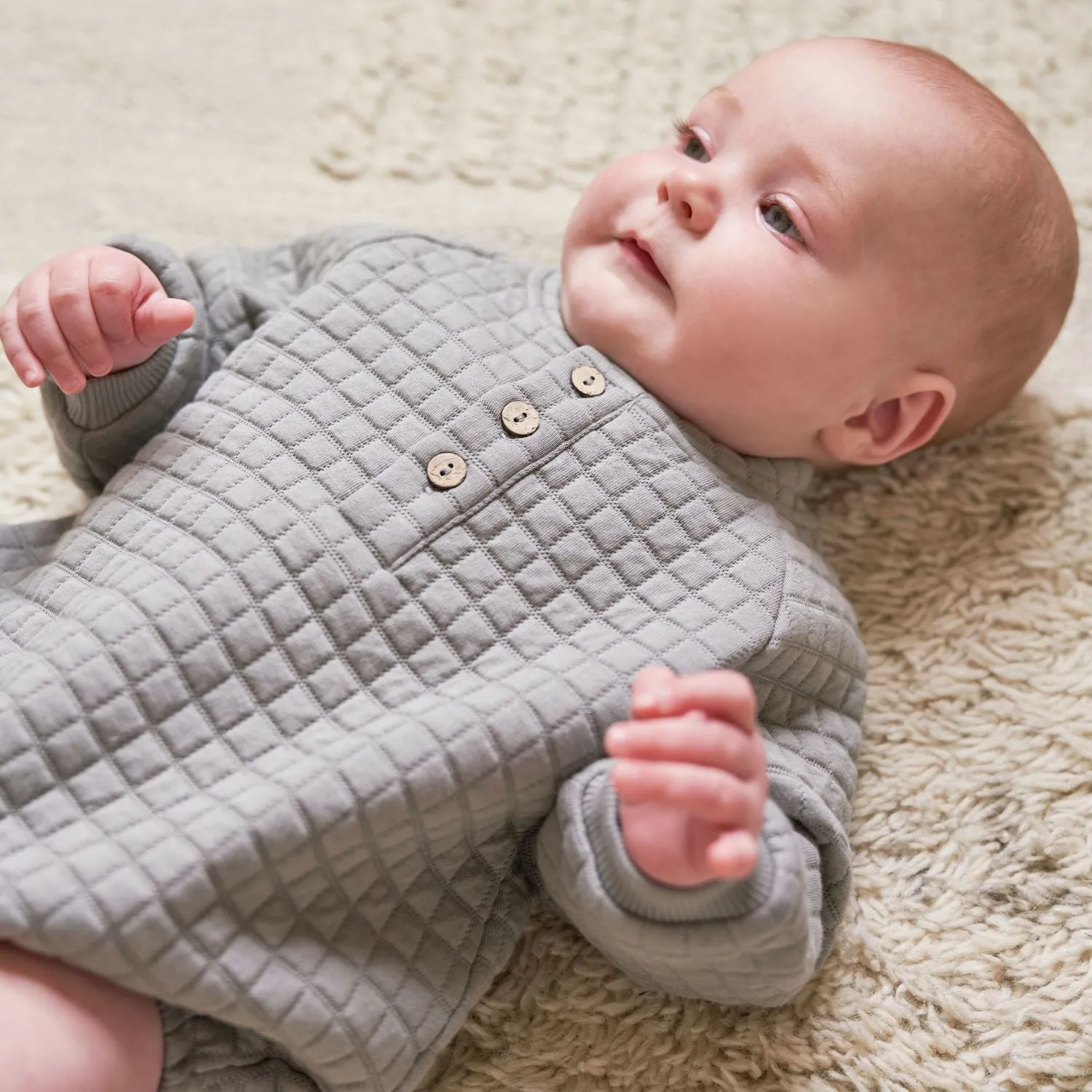 Henley Bubble Romper - Dusty Blue - FINAL SALE