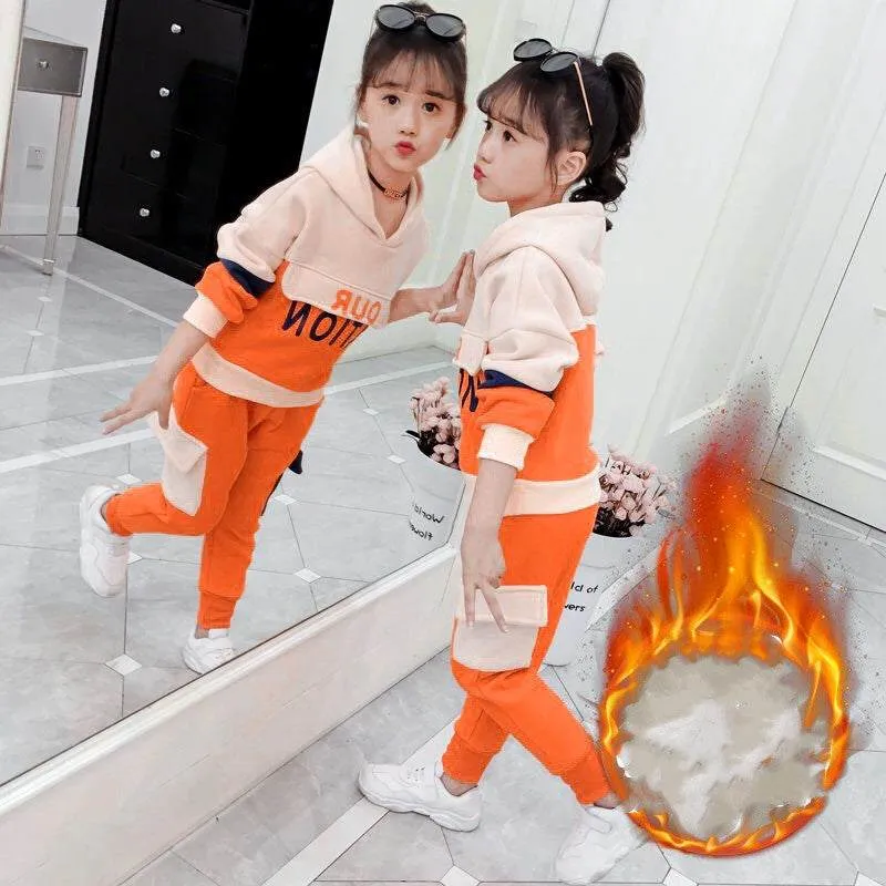 Hooded Sweater and Sweatpants (boy/girl) thin or thick options