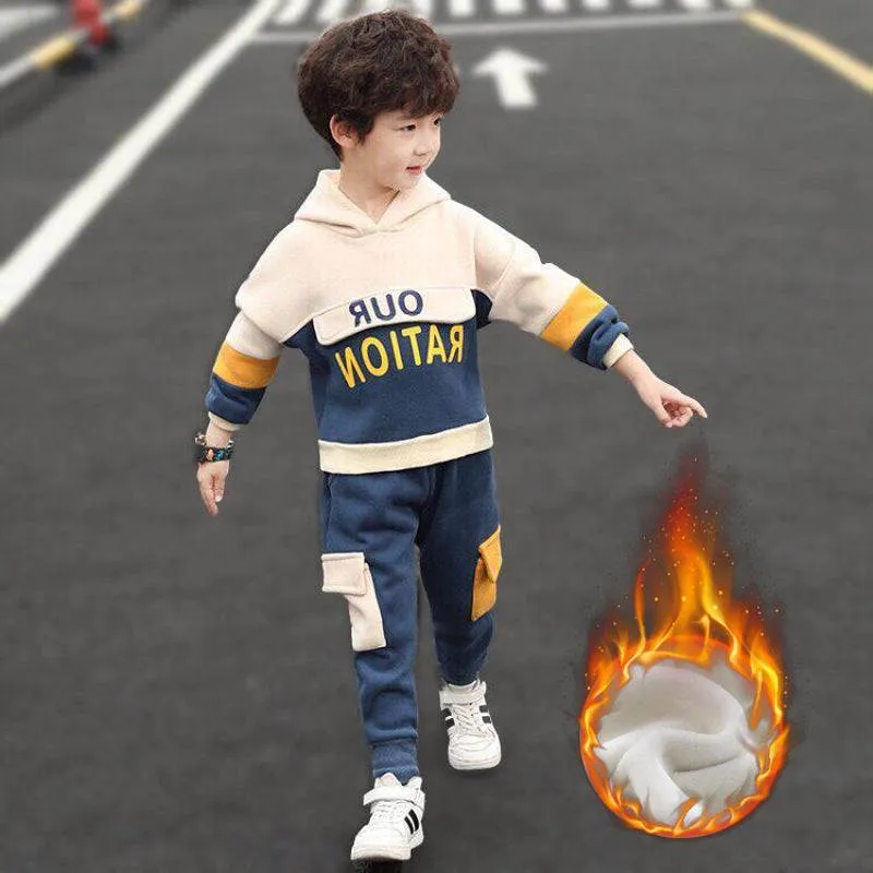 Hooded Sweater and Sweatpants (boy/girl) thin or thick options