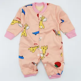 Imported Baby Winter Velvet Giraffe Romper for 0 – 9 months