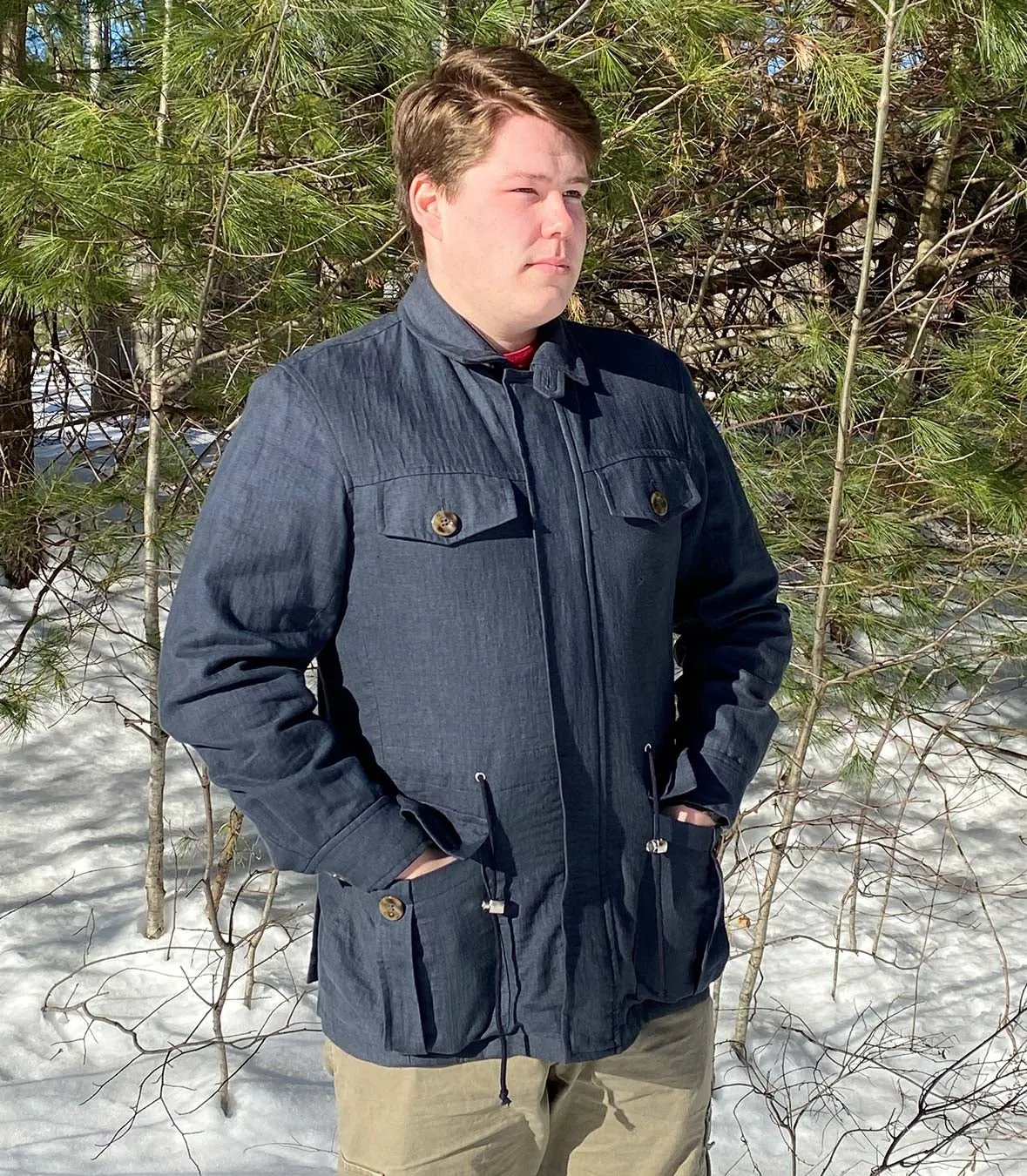 Linen Field Coat