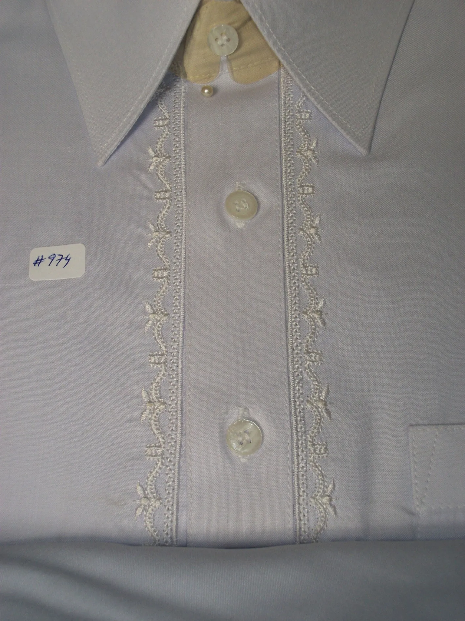 Men's Salwar Kameez 974 White Pakistani Ethnic Wear Large Cotton Blend Shieno