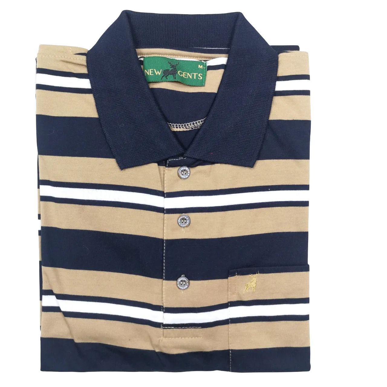 NEW GENTS Navy/Stone SS Golfer