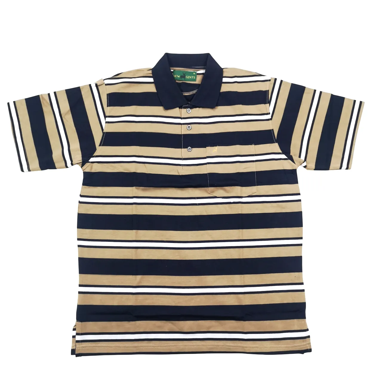 NEW GENTS Navy/Stone SS Golfer