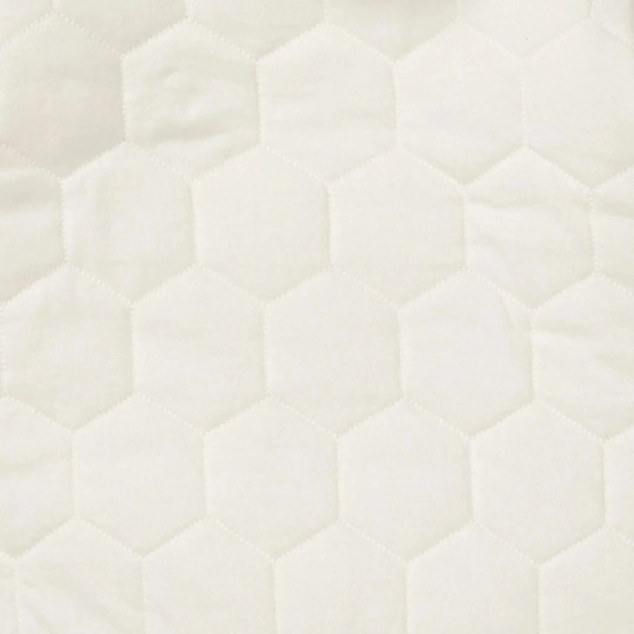 Organic Honeycomb Quilted Baby Zipsuit - Frost White
