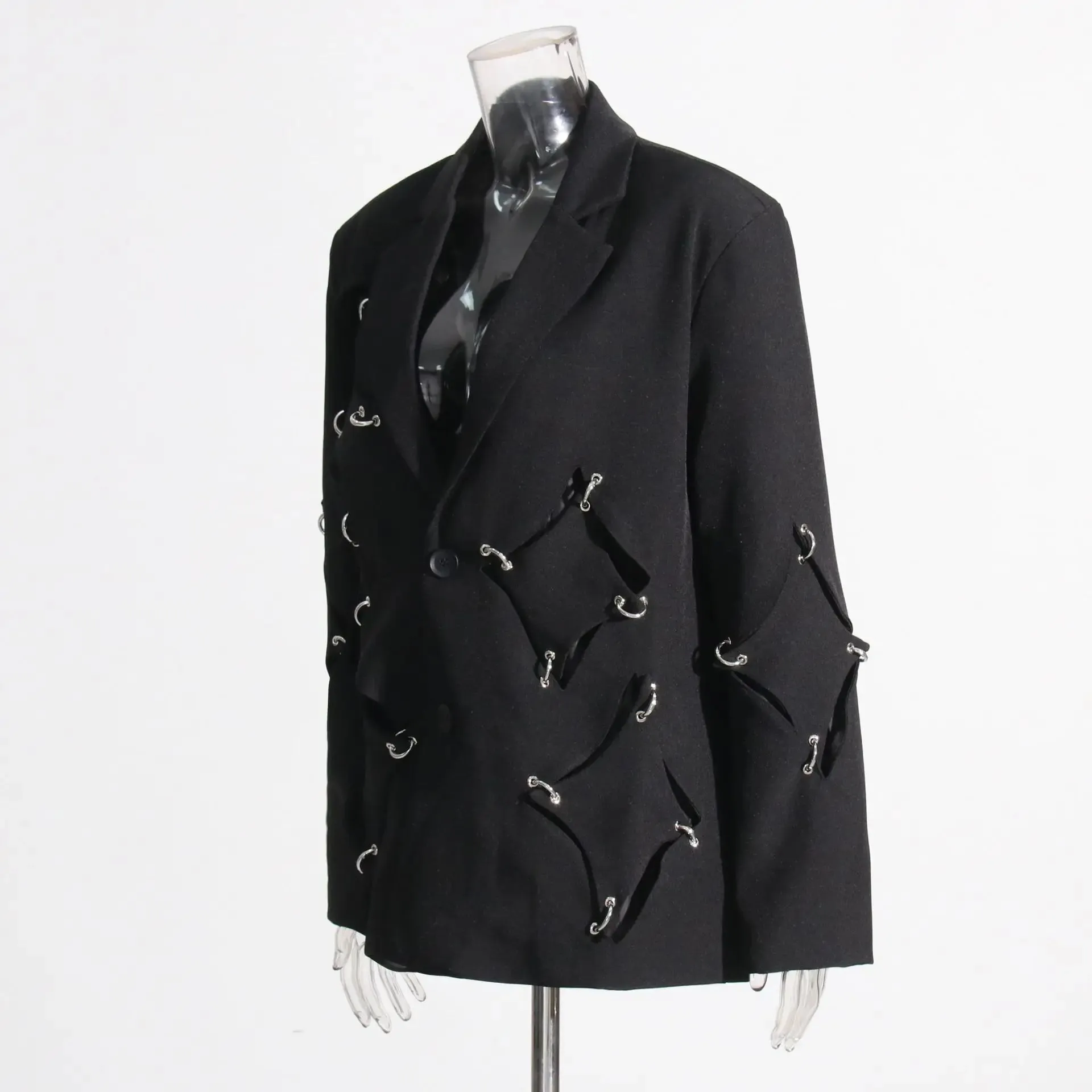 Pre Order:  Rings Concave Squares Cutoff Jacket