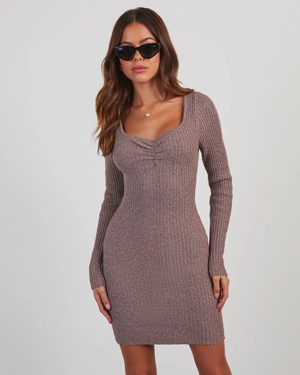 Such A Sweetheart Mini Sweater Dress