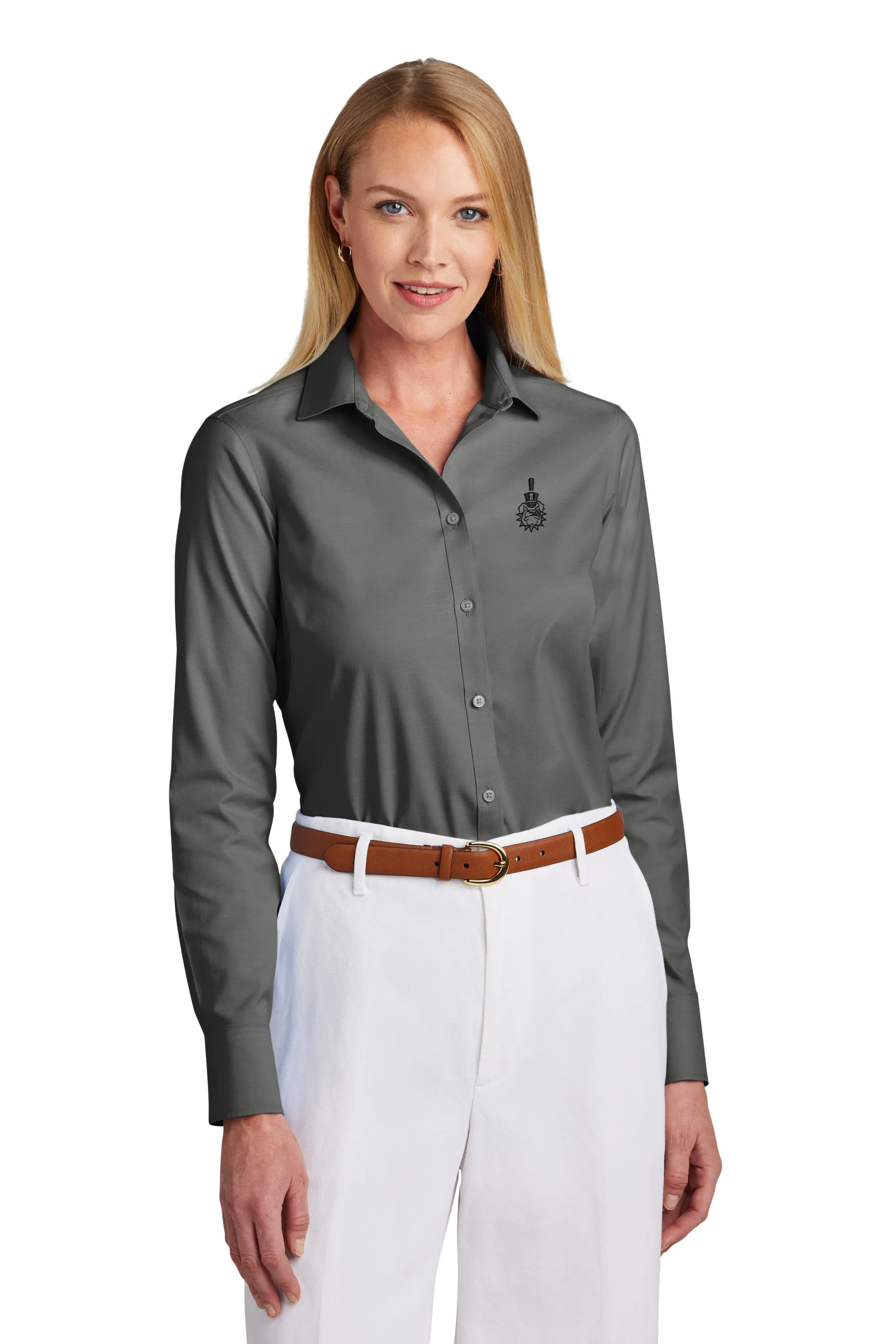 The Citadel, Spike, Brooks Brothers® Women’s Wrinkle-Free Stretch Pinpoint Shirt