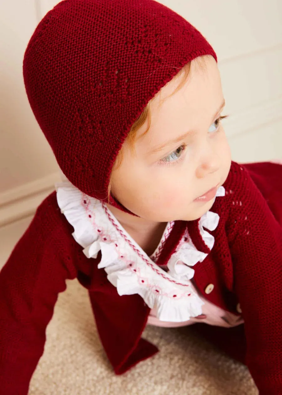 The Pink Hand Smocked Romper Baby Girl Look