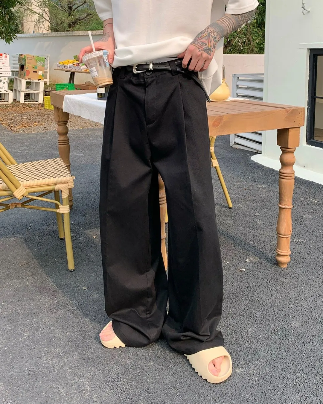 Trending Color Wide Pants CBJ0028