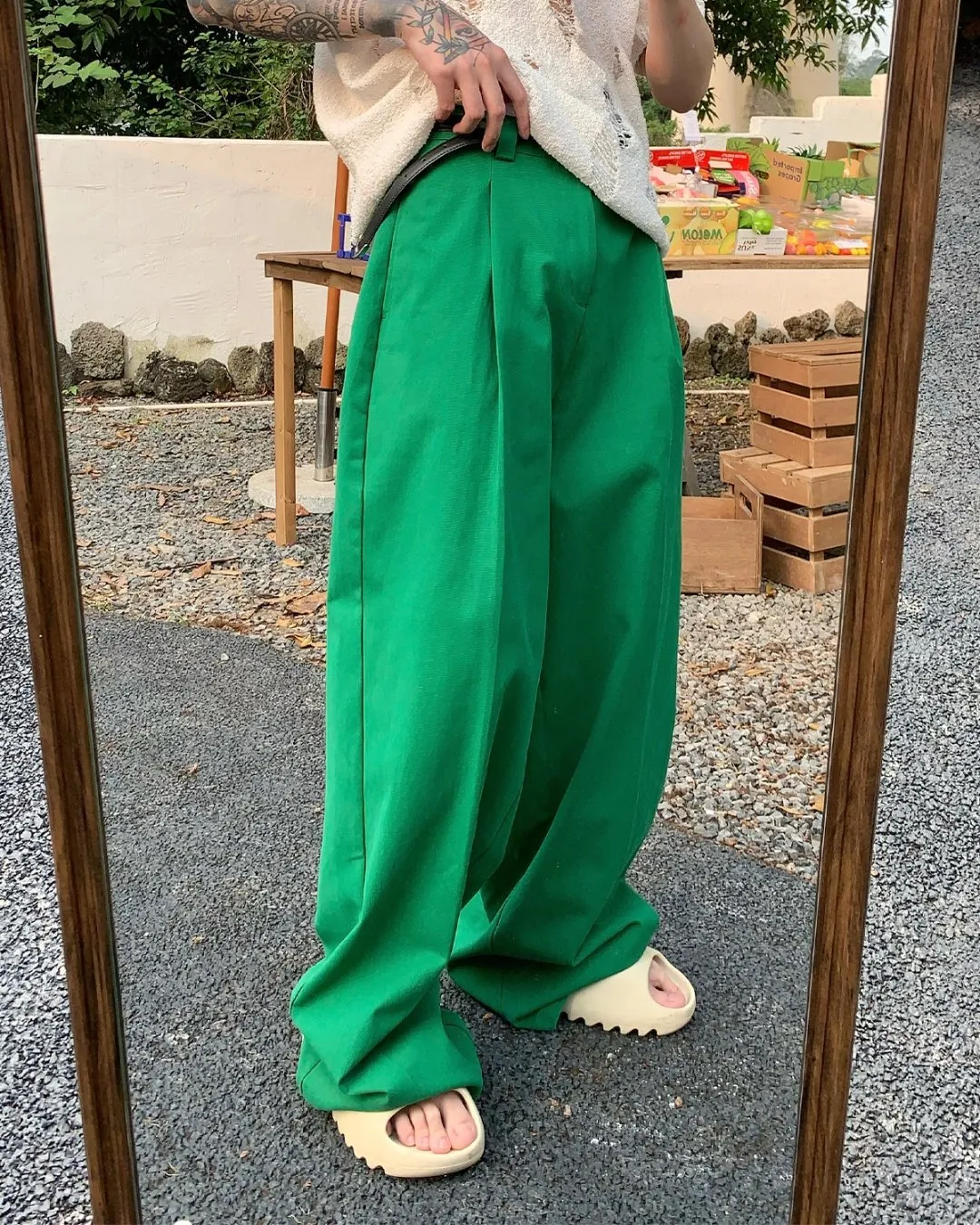Trending Color Wide Pants CBJ0028