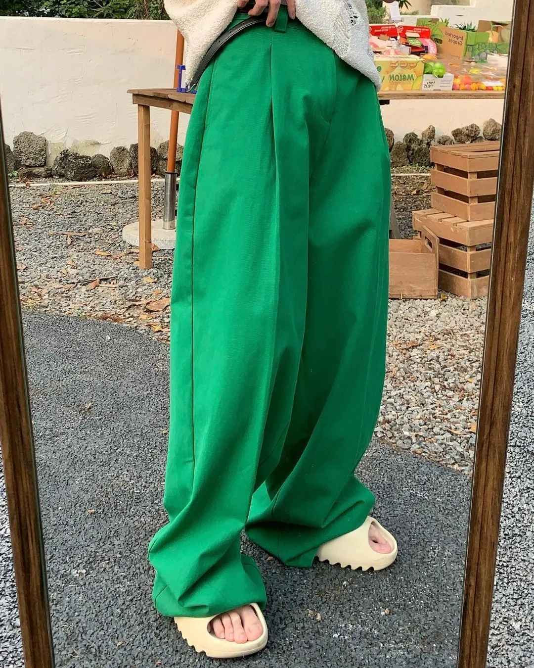 Trending Color Wide Pants CBJ0028