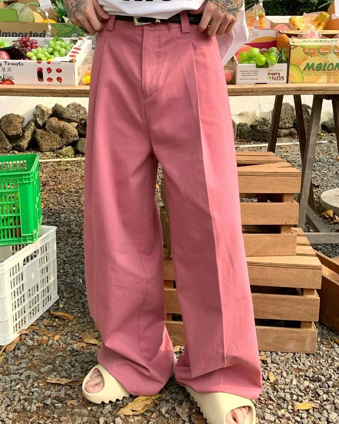 Trending Color Wide Pants CBJ0028