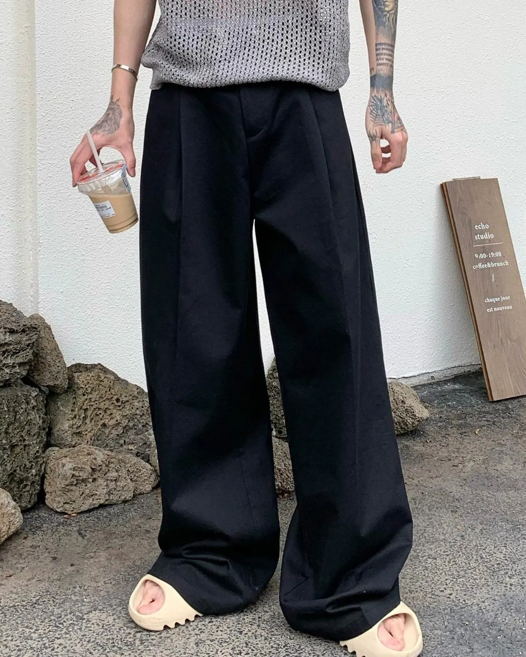 Trending Color Wide Pants CBJ0028