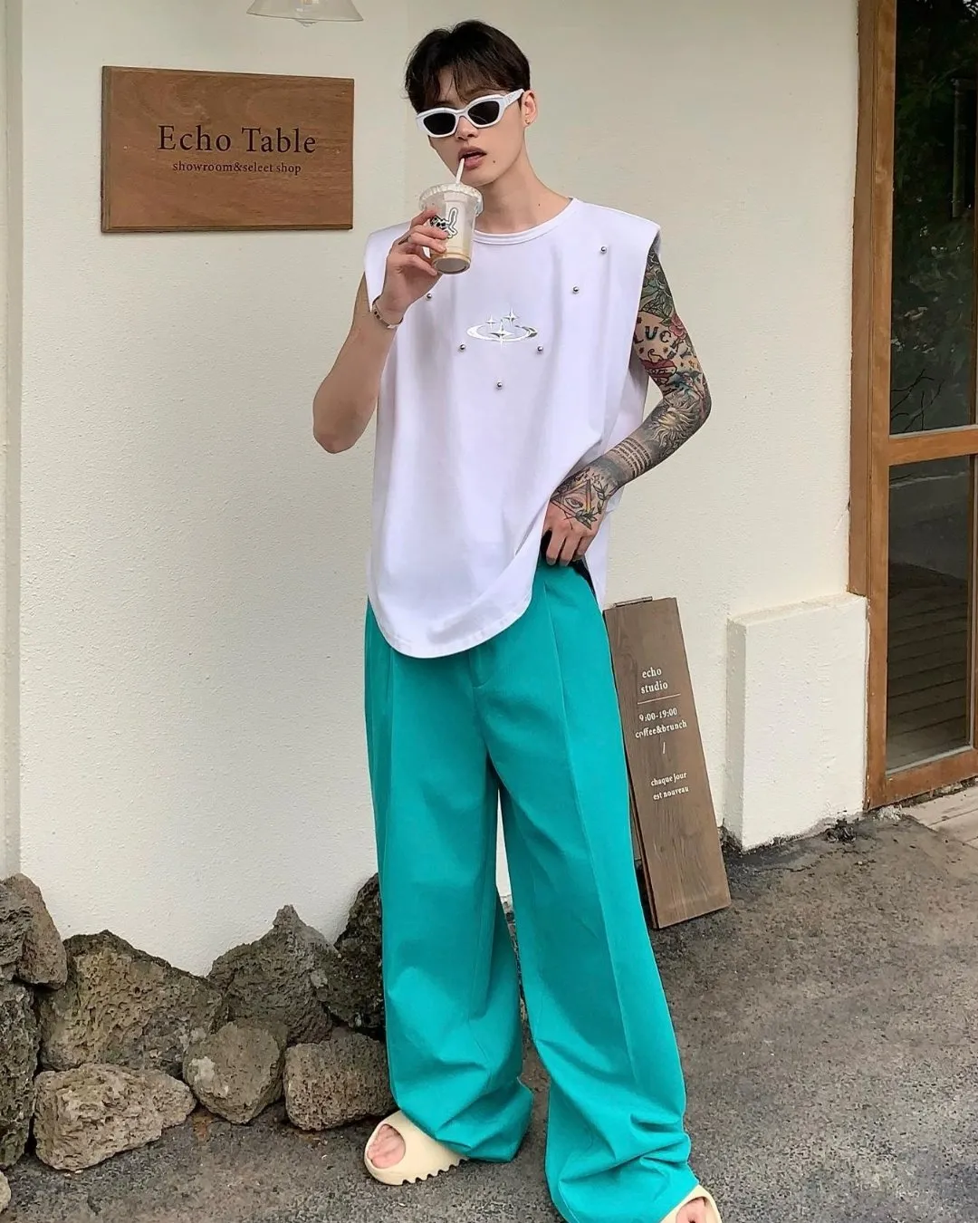 Trending Color Wide Pants CBJ0028