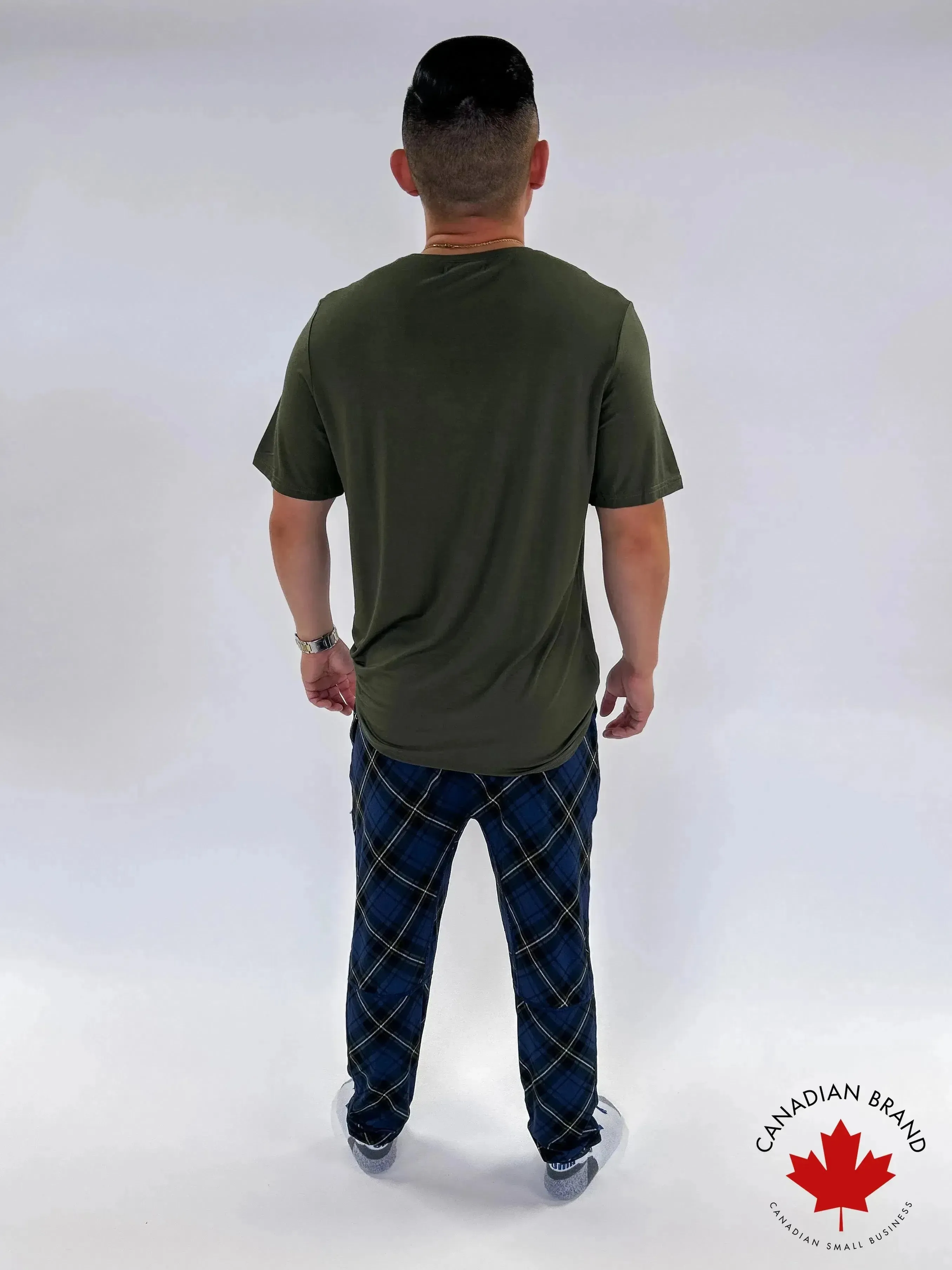 Unisex Tee Bamboo | Olive Forest