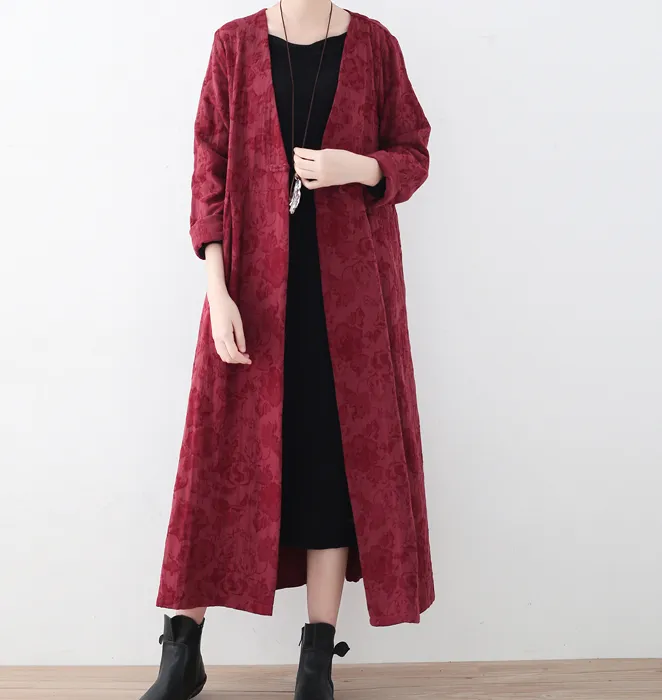 V Neck Jacquard Autumn Women Dresses Casual Coat Women DressesSSM97219