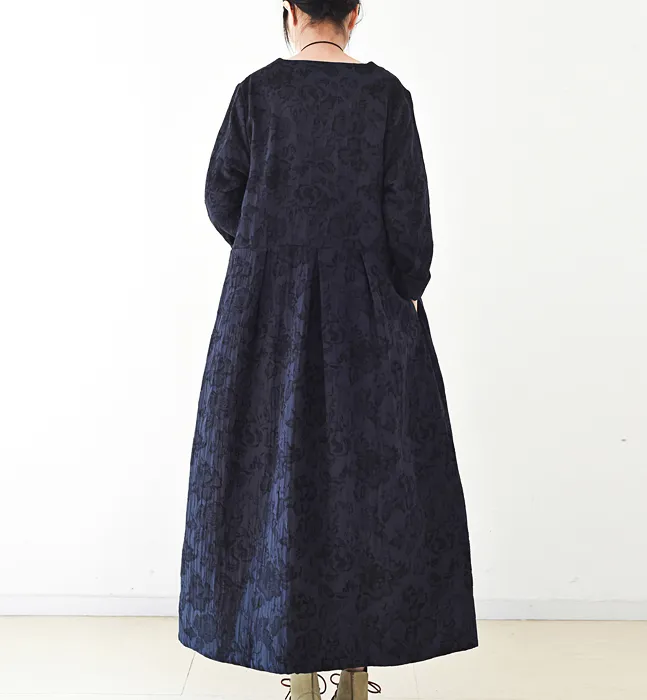 V Neck Jacquard Autumn Women Dresses Casual Coat Women DressesSSM97219