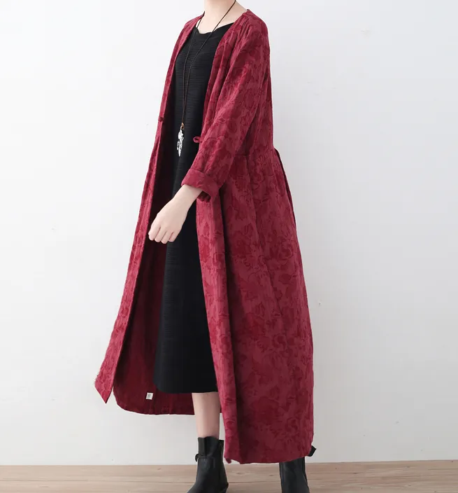 V Neck Jacquard Autumn Women Dresses Casual Coat Women DressesSSM97219