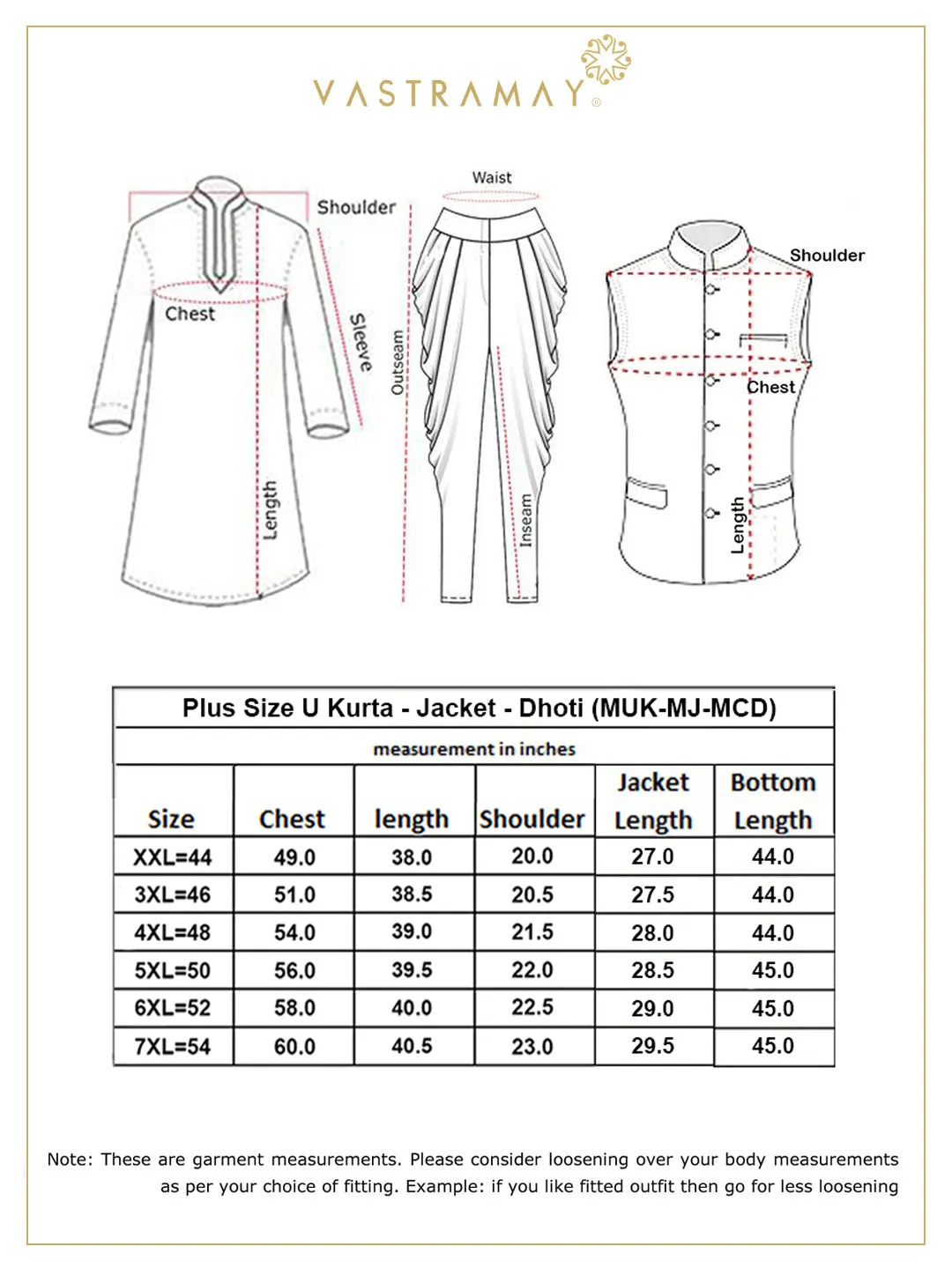 VASTRAMAY Blue Zari Weaved Nehru Jacket With Kurta Dhoti Set