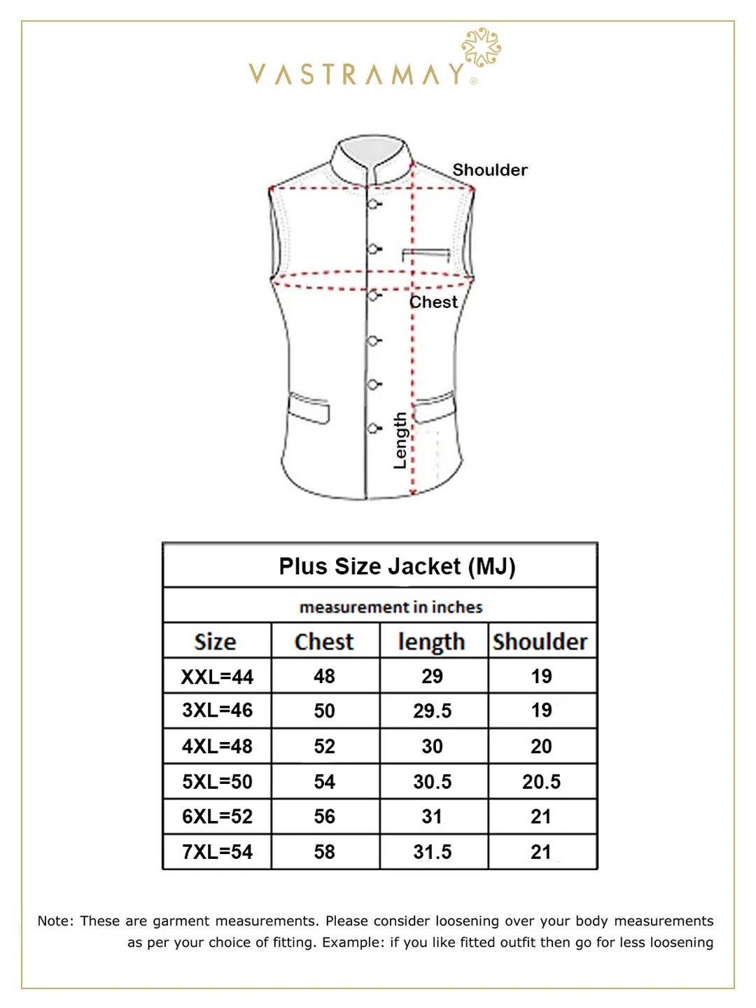 VASTRAMAY Blue Zari Weaved Nehru Jacket