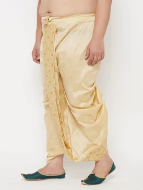Vastramay Gold Embroidered Traditional Dhoti