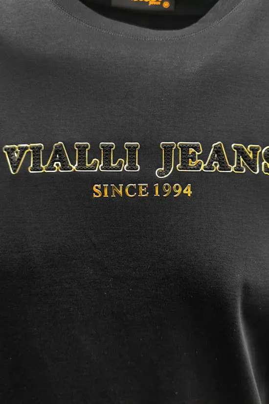Vialli Ibust Black Gold T-Shirt