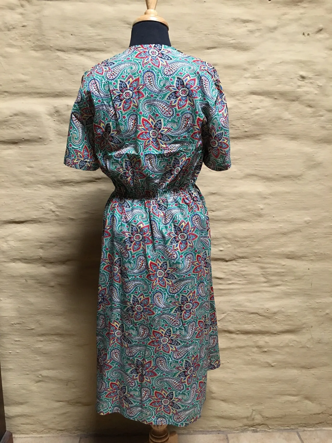 Vintage 40s Dress #C056  FREE AUS POSTAGE