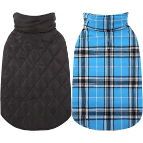 Warm Dog Coat, Reversible Dog Jacket Waterproof Dog Winter