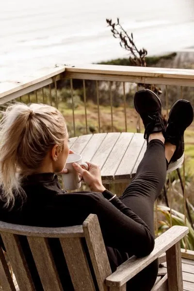 WOMEN'S 100% MERINO WOOL (210) LEGGINGS BLACK EBAS45P